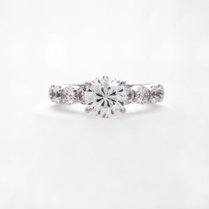 18K White Gold Star 129 Diamond Engagement Ring