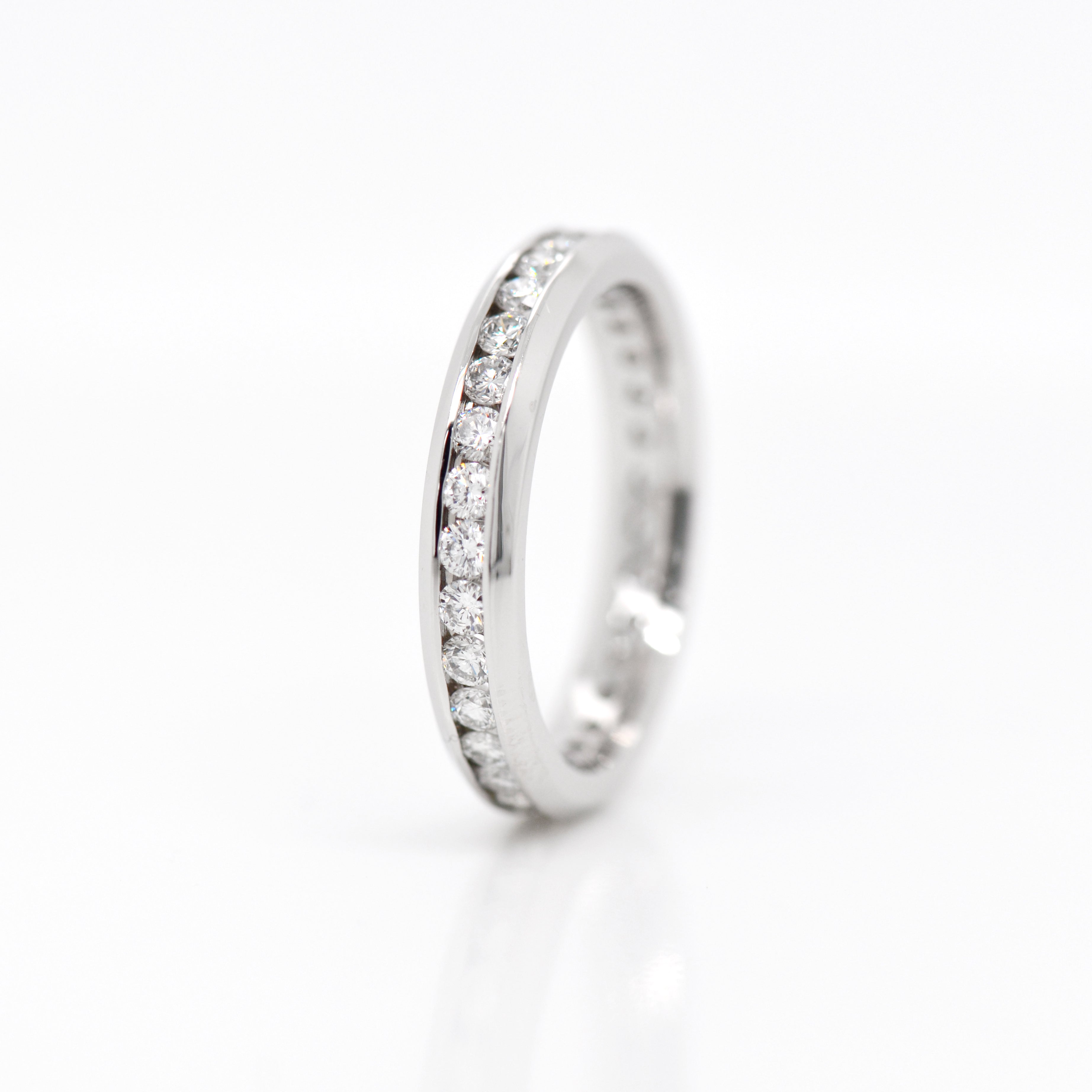 Platinum Round Diamond Chanel Eternity Band - Judith Arnell Jewelers