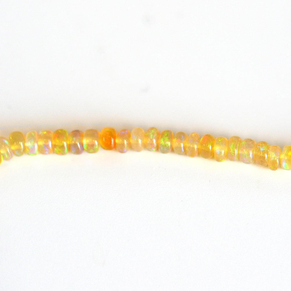 Ethiopian Opal Bead Necklace With Magnetic Clasp