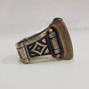 Byzantine Bronze Cross Compartment Ring