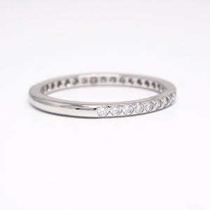 Platinum Diamond Wedding Band