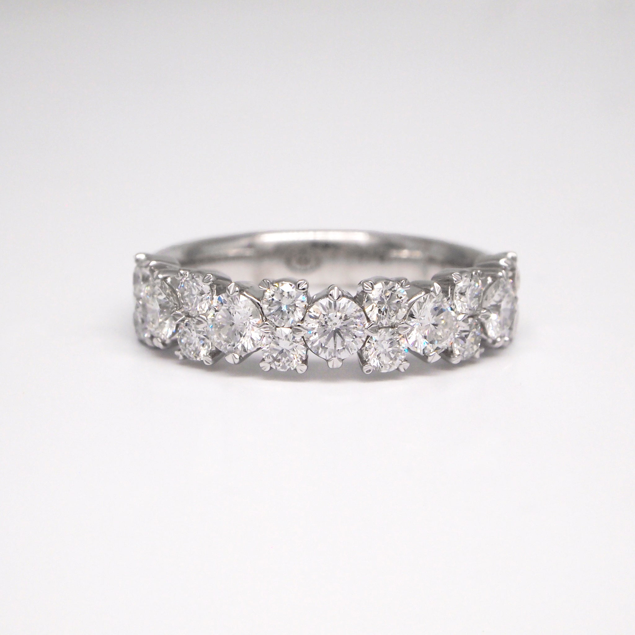 Christopher Designs 18K White Gold Diamond Band - Judith Arnell Jewelers