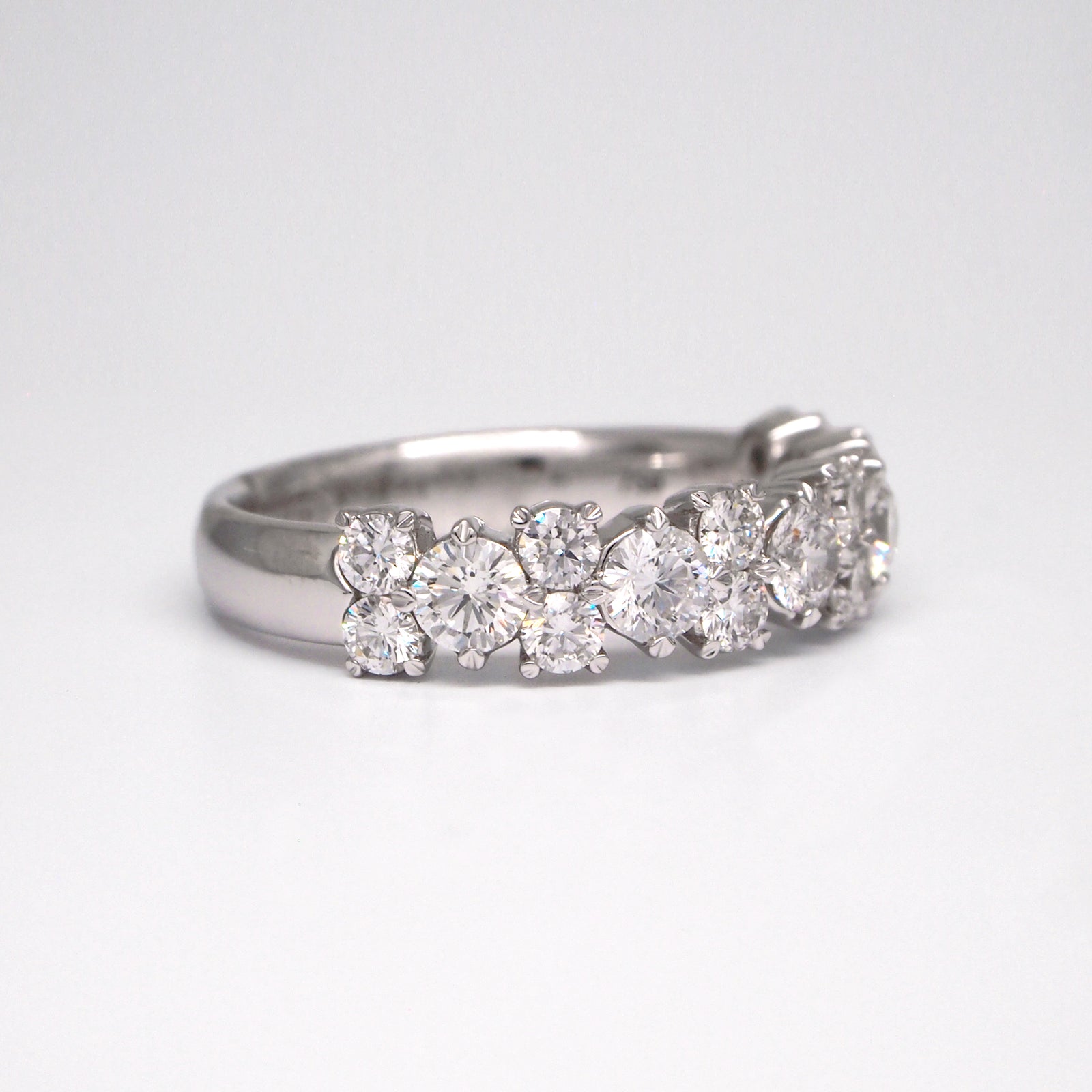 Christopher Designs 18K White Gold Diamond Band