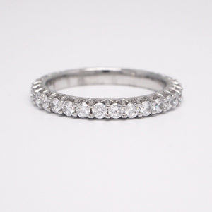Platinum Diamond Eternity Wedding Band