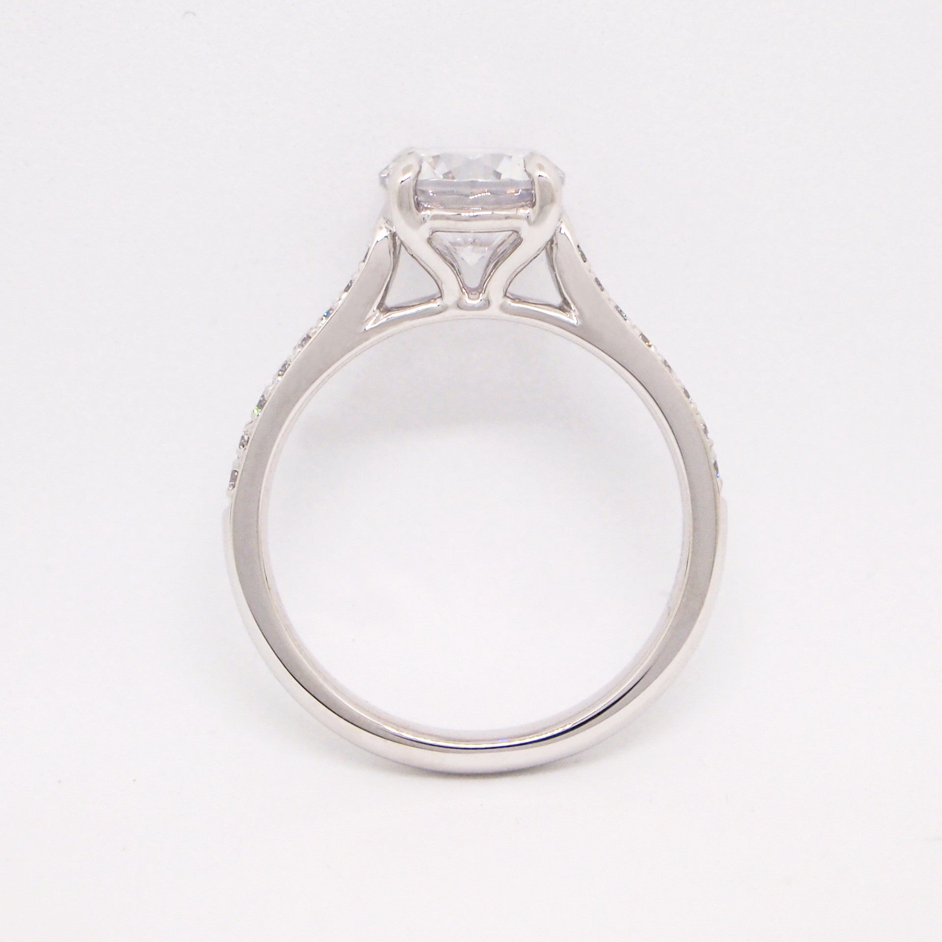 Platinum Diamond Solitaire Engagement Ring