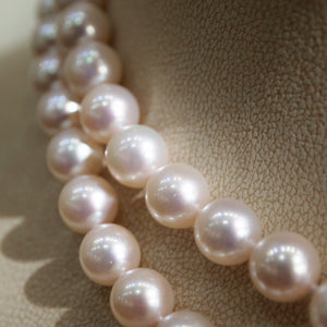 Convertible Invisible Clasp Akoya Pearl Strand Necklace