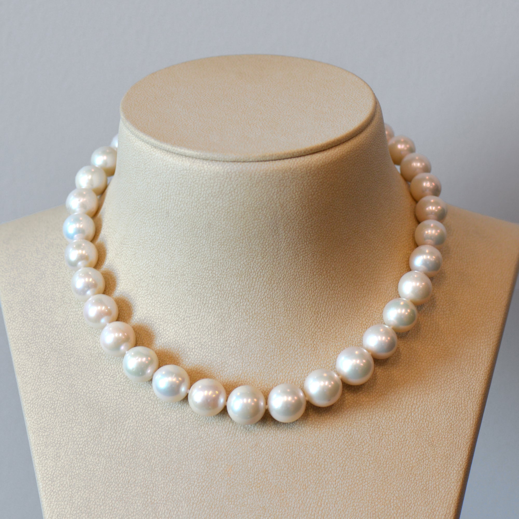Freshwater Pearl Necklace With Sterling Silver Clasp