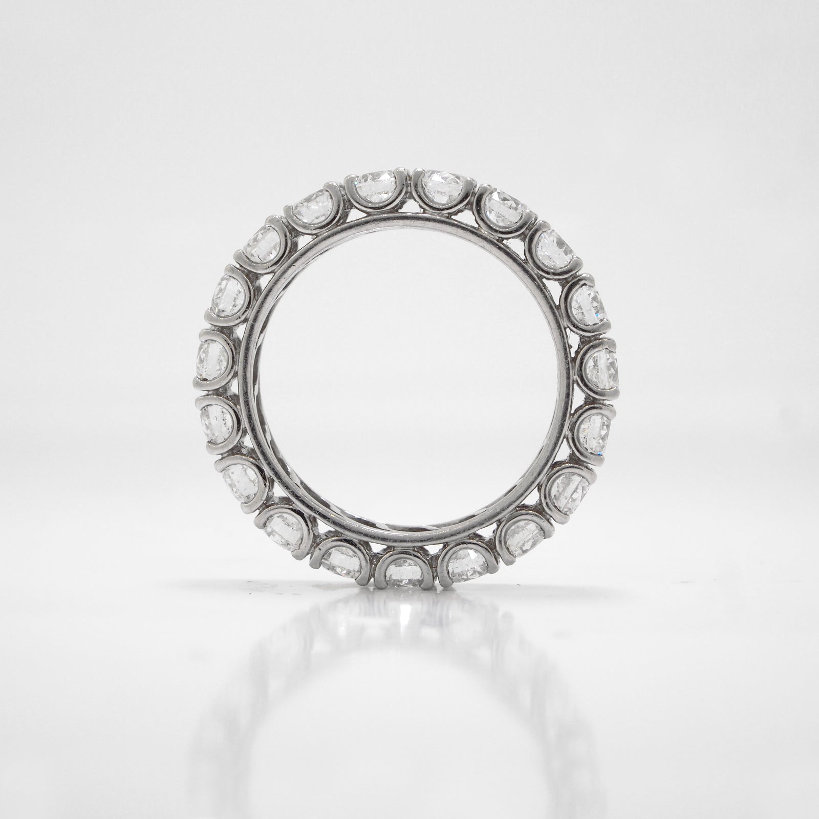 Platinum Diamond Archway Eternity Band