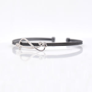BeingTribal Sterling Silver Bangle