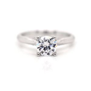 Platinum Diamond Solitaire Engagement Ring