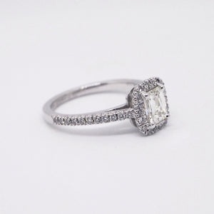 Christopher Designs Platinum CrissCut Diamond Engagement Ring