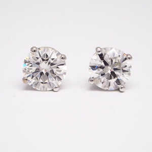 Custom Designed Diamond Earring Studs