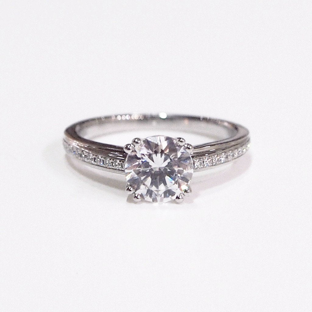 Lazare Kaplan Platinum Diamond Engagement Ring