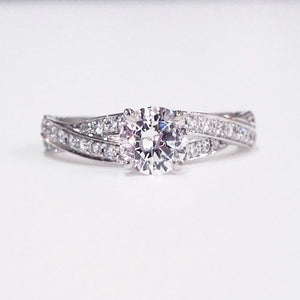 Lazare Kaplan 14K White Gold Diamond Engagement Ring
