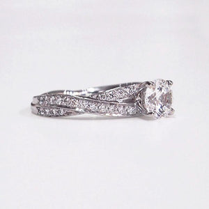 Lazare Kaplan 14K White Gold Diamond Engagement Ring