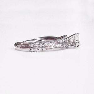 Lazare Kaplan 14K White Gold Diamond Engagement Ring