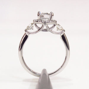 Lazare Kaplan 18K White Gold "Raphaella" Diamond Engagement Ring