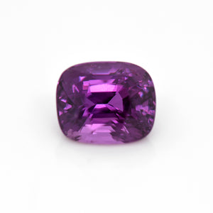 4.12 Carat Cushion Purple Sapphire