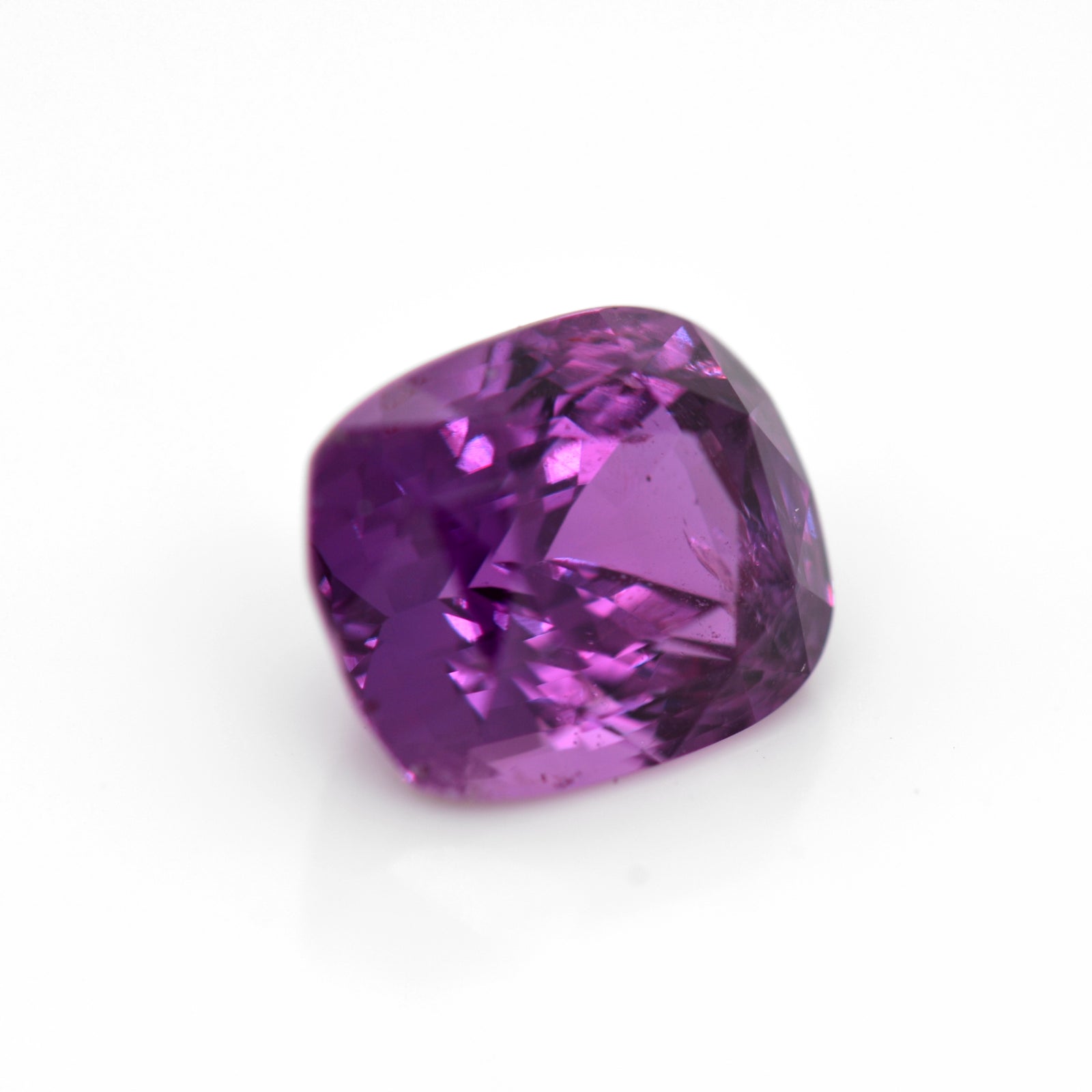 4.12 Carat Cushion Purple Sapphire