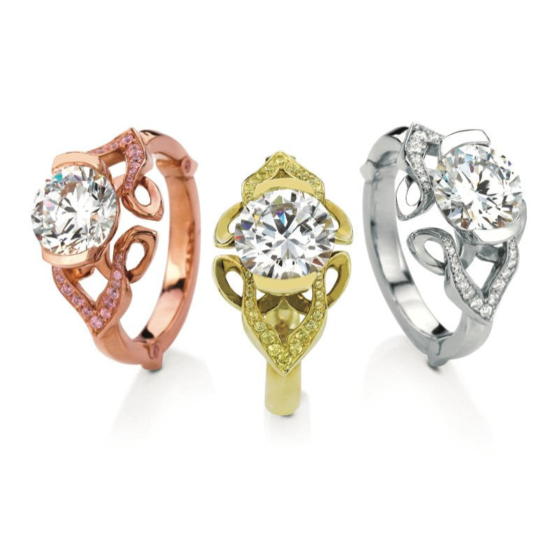 Maevona Paisley Bridal Ring